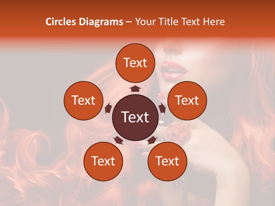 Woman Hairstyle Perfect PowerPoint Template