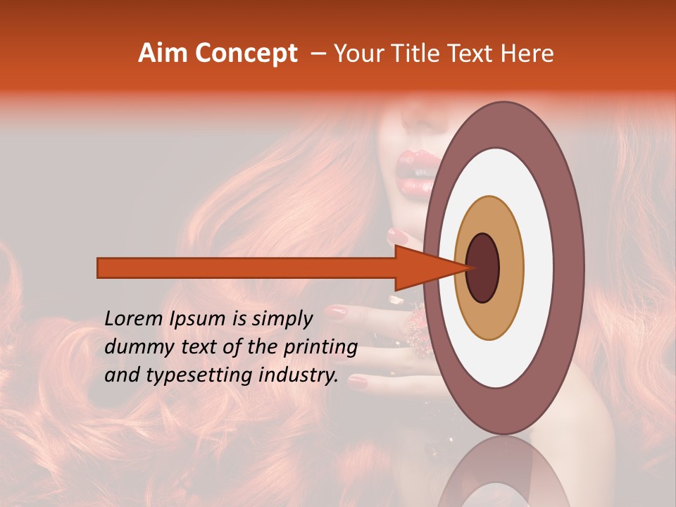 Woman Hairstyle Perfect PowerPoint Template