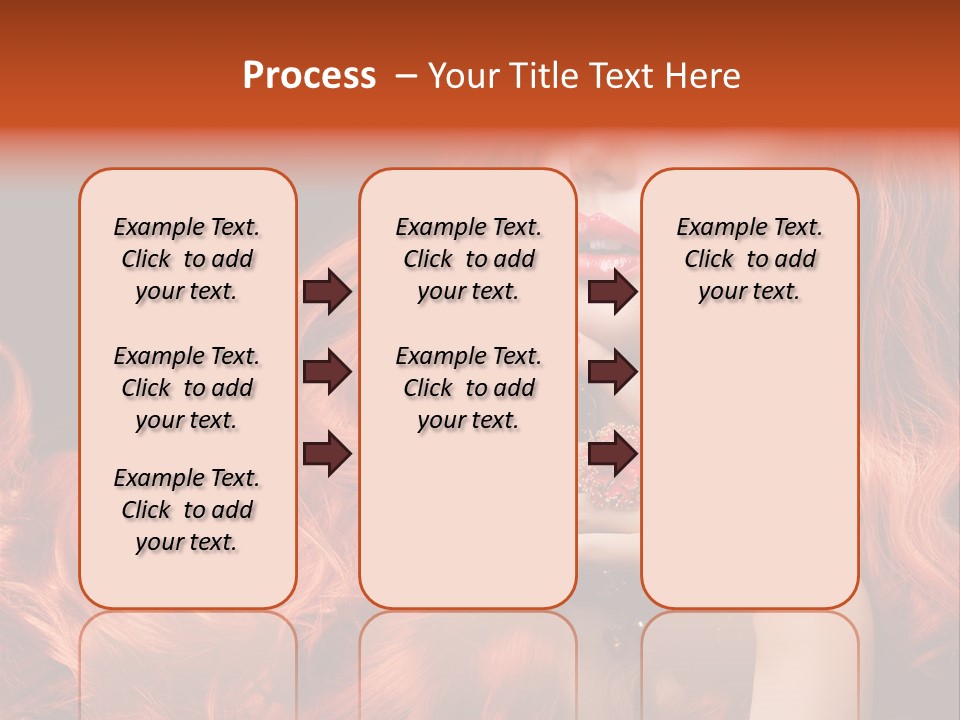 Woman Hairstyle Perfect PowerPoint Template