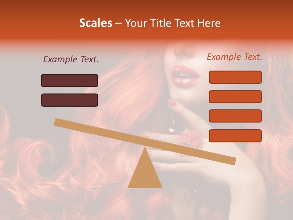 Woman Hairstyle Perfect PowerPoint Template