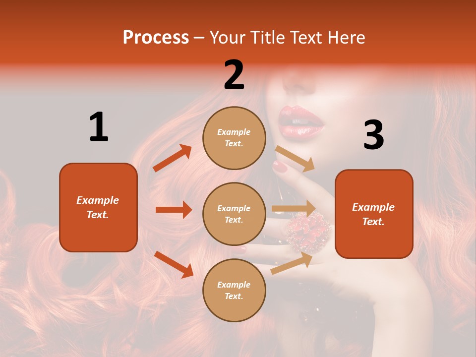 Woman Hairstyle Perfect PowerPoint Template