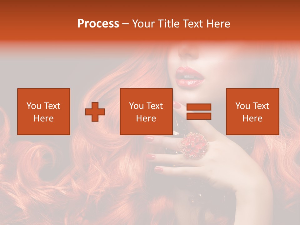 Woman Hairstyle Perfect PowerPoint Template