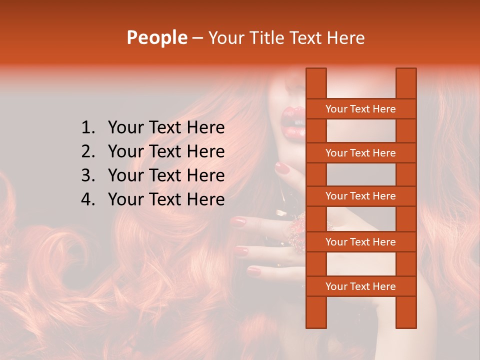 Woman Hairstyle Perfect PowerPoint Template