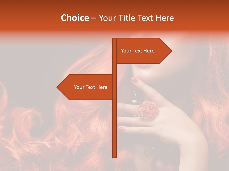 Woman Hairstyle Perfect PowerPoint Template