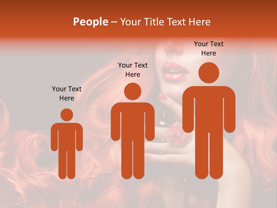 Woman Hairstyle Perfect PowerPoint Template