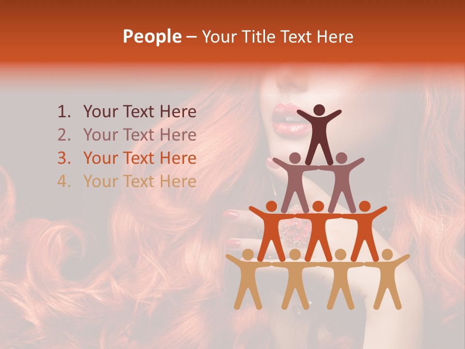 Woman Hairstyle Perfect PowerPoint Template