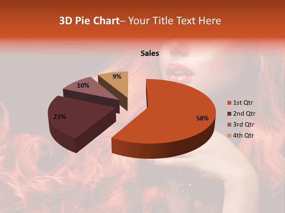 Woman Hairstyle Perfect PowerPoint Template