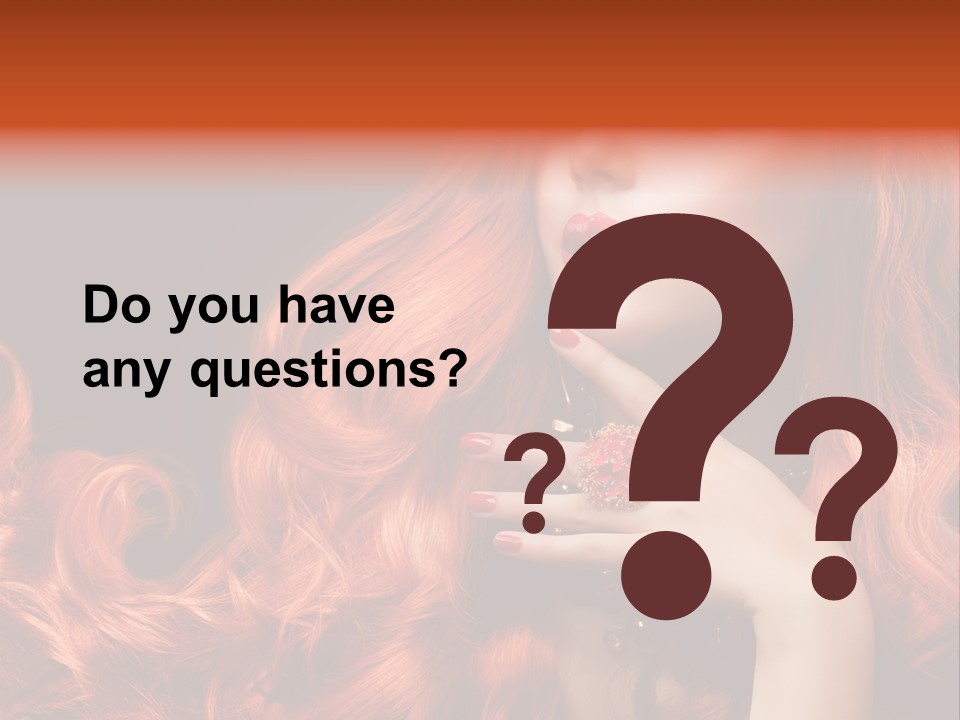 Woman Hairstyle Perfect PowerPoint Template