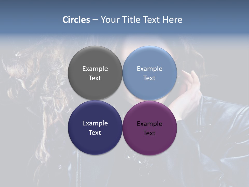Slim Girl Glamor PowerPoint Template
