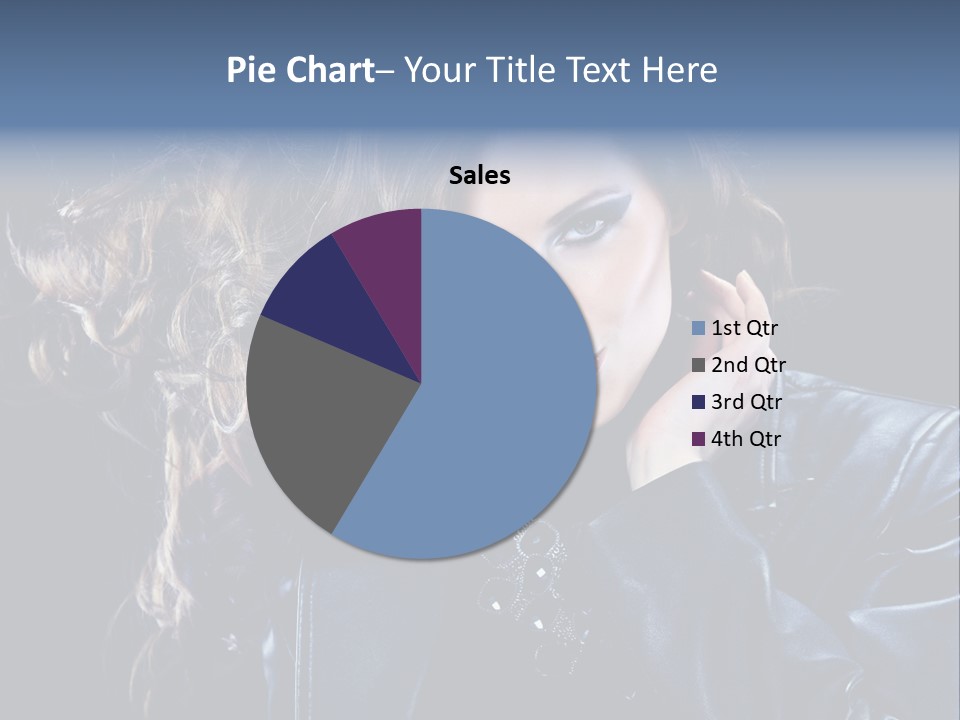 Slim Girl Glamor PowerPoint Template