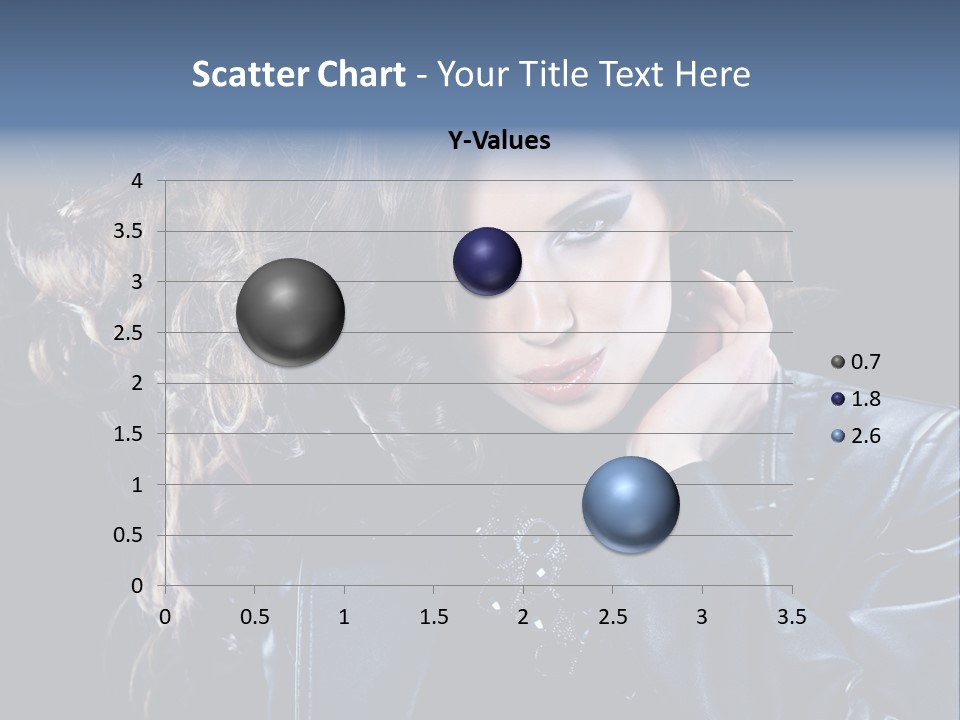 Slim Girl Glamor PowerPoint Template