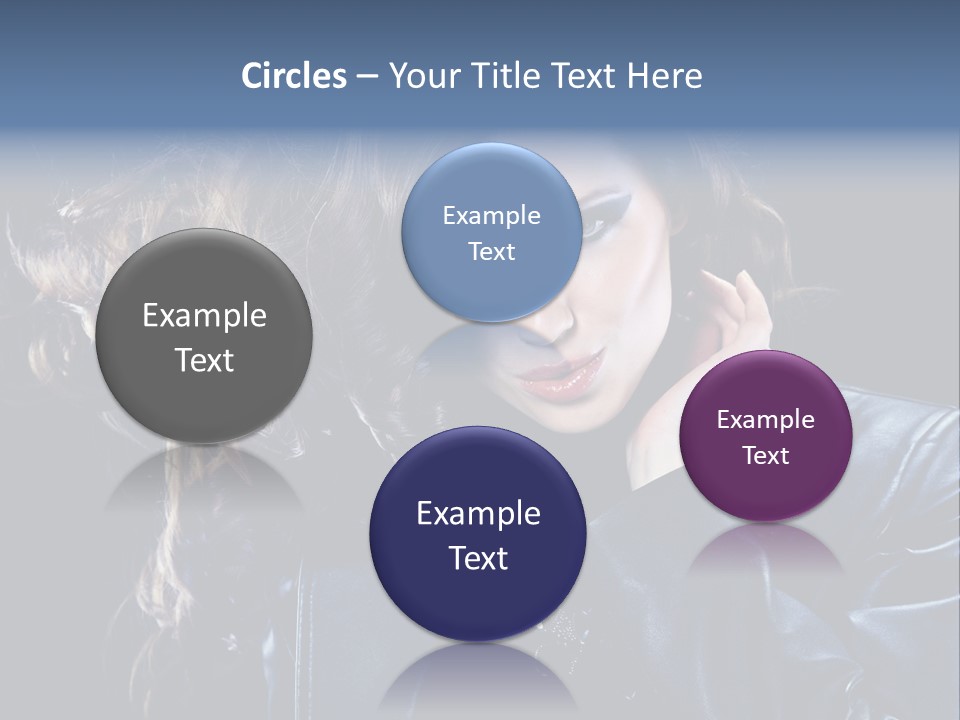 Slim Girl Glamor PowerPoint Template
