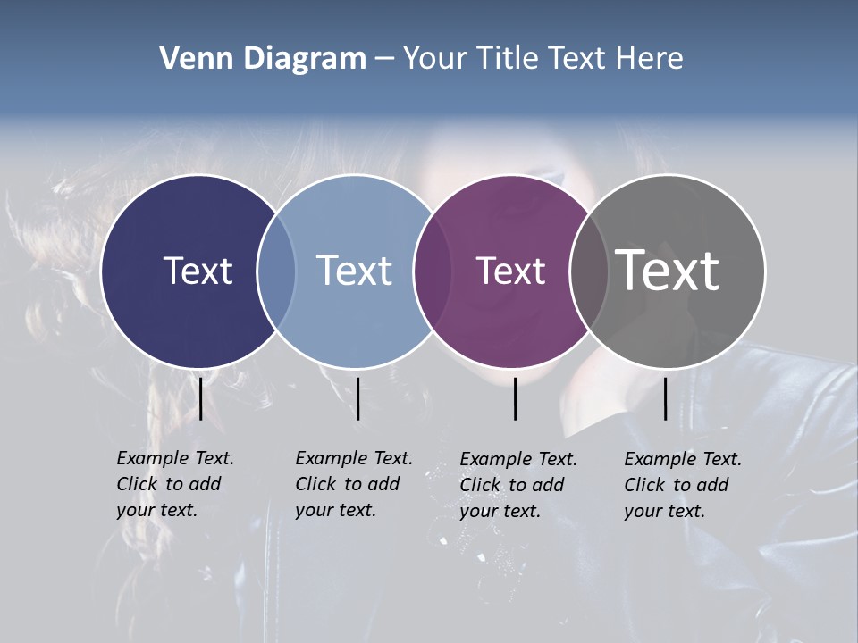 Slim Girl Glamor PowerPoint Template