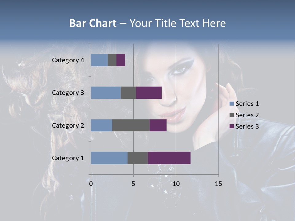 Slim Girl Glamor PowerPoint Template
