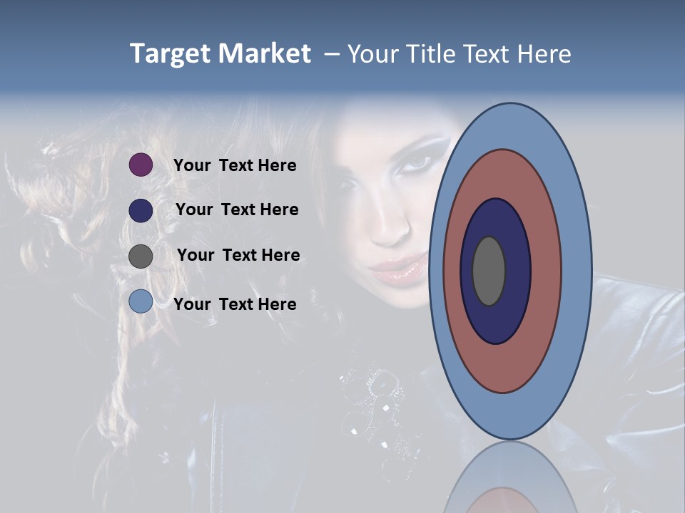Slim Girl Glamor PowerPoint Template