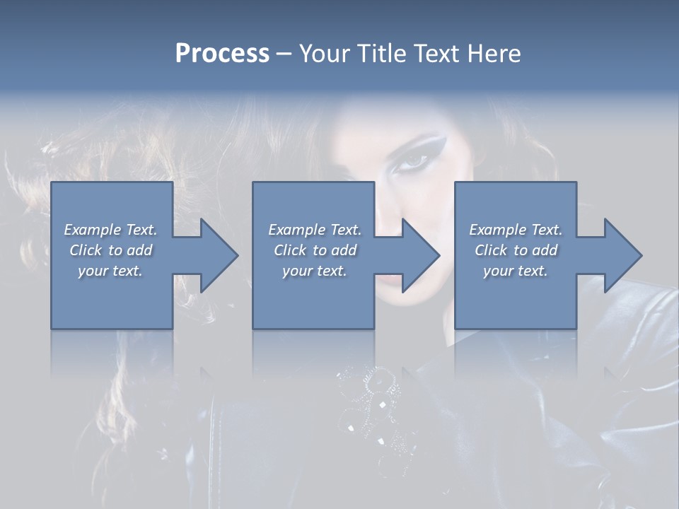 Slim Girl Glamor PowerPoint Template