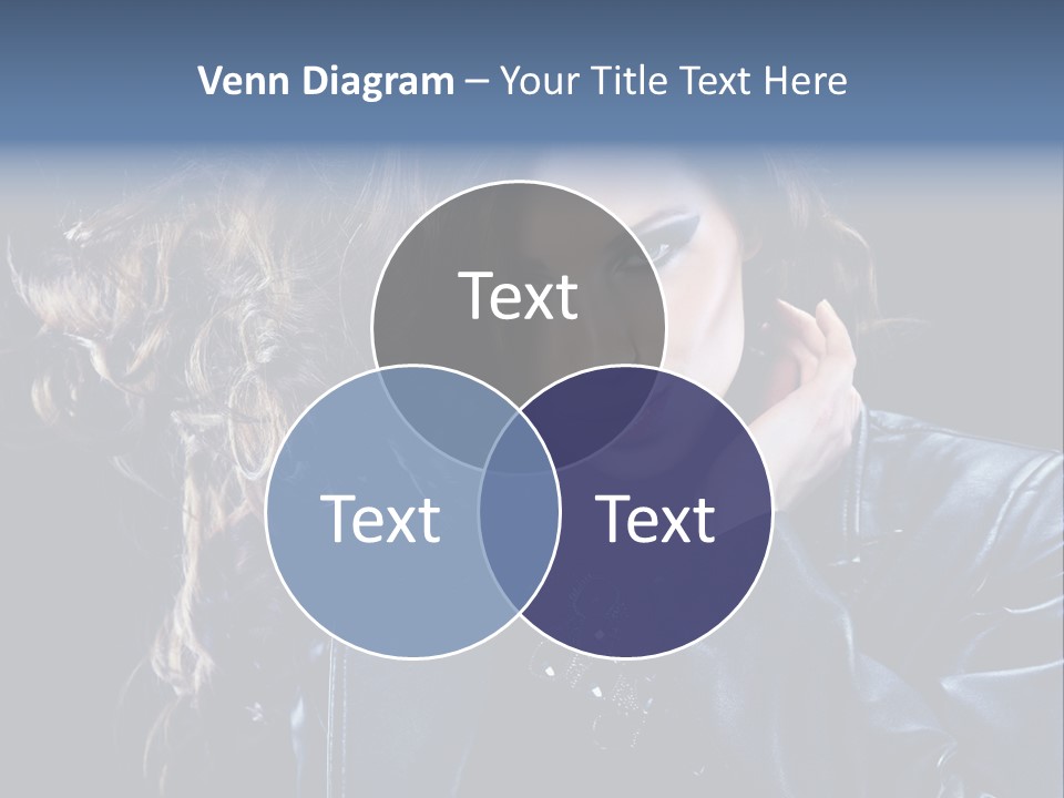 Slim Girl Glamor PowerPoint Template