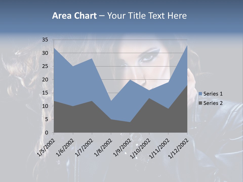 Slim Girl Glamor PowerPoint Template