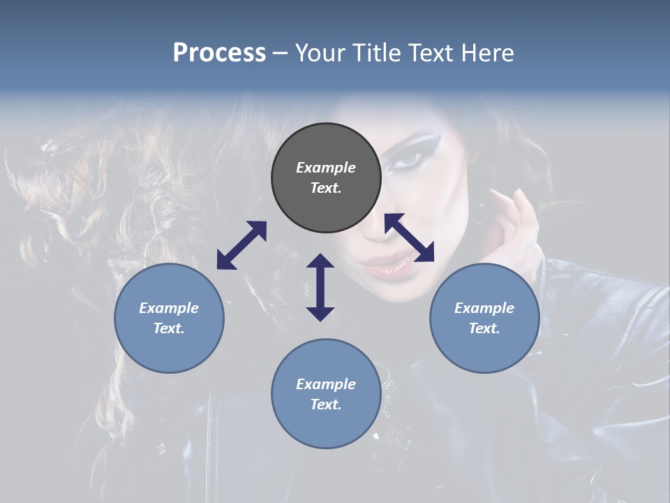 Slim Girl Glamor PowerPoint Template