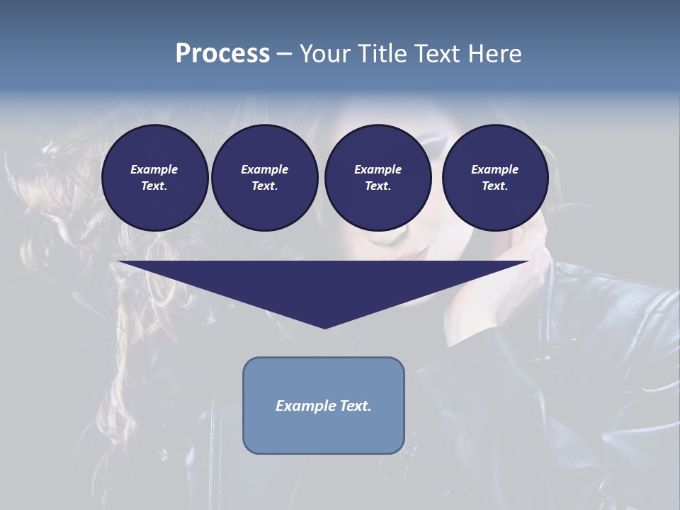 Slim Girl Glamor PowerPoint Template