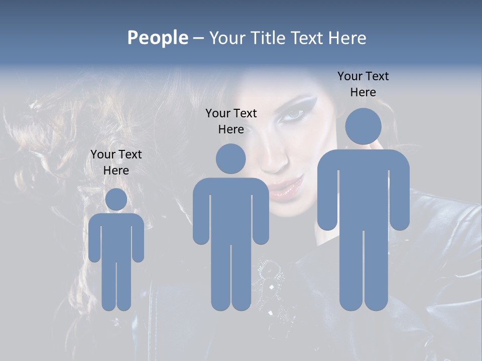 Slim Girl Glamor PowerPoint Template