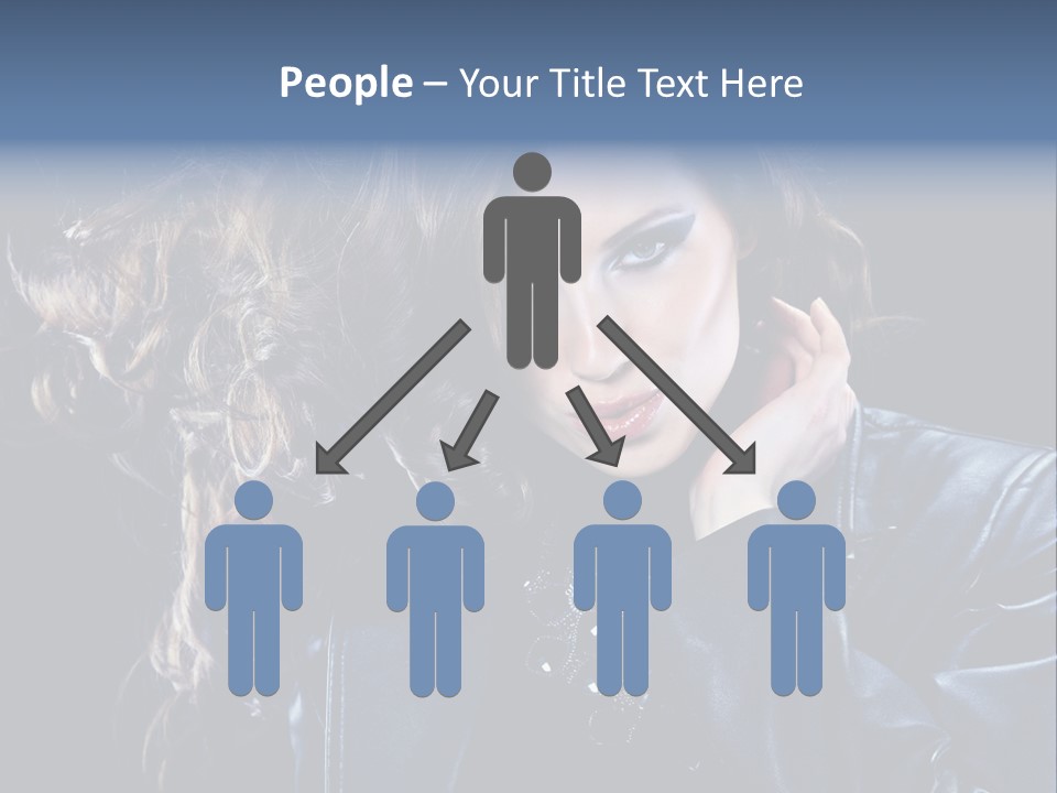 Slim Girl Glamor PowerPoint Template