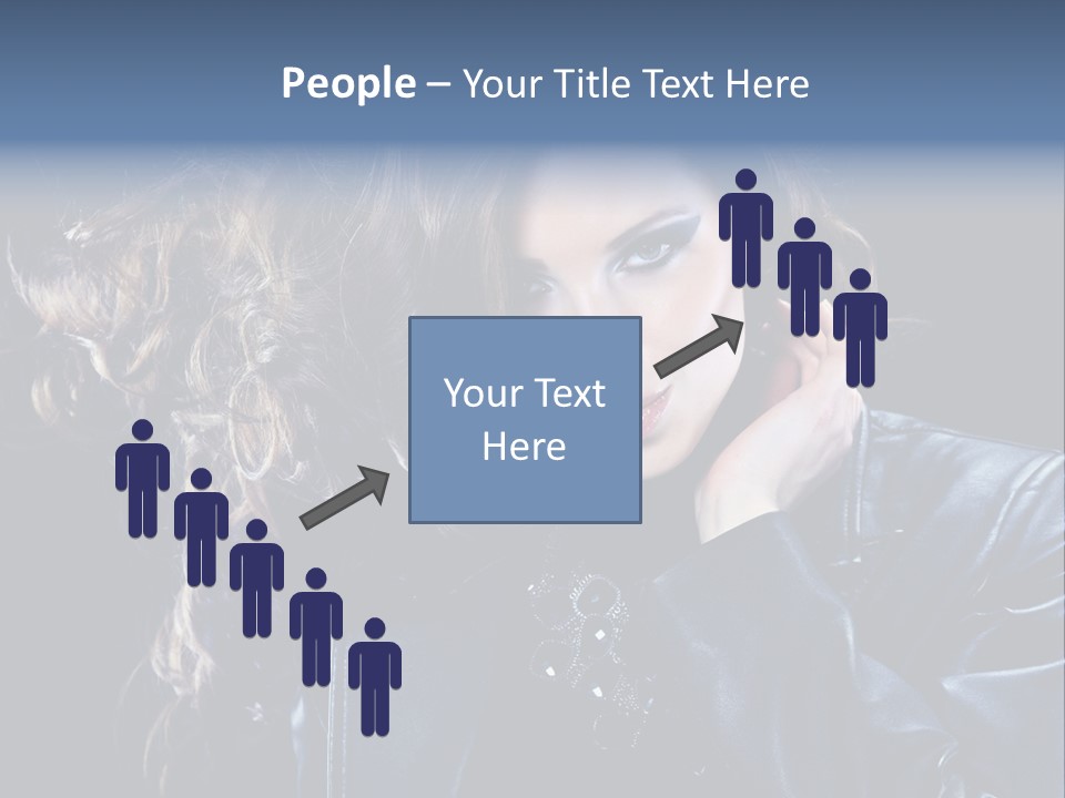 Slim Girl Glamor PowerPoint Template