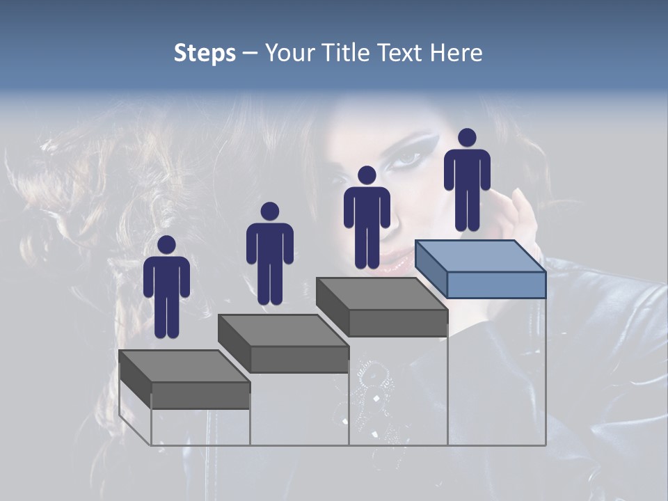 Slim Girl Glamor PowerPoint Template