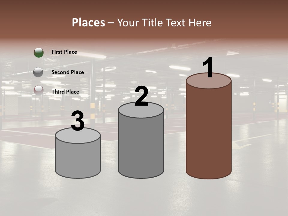 Lights Column Pillar PowerPoint Template