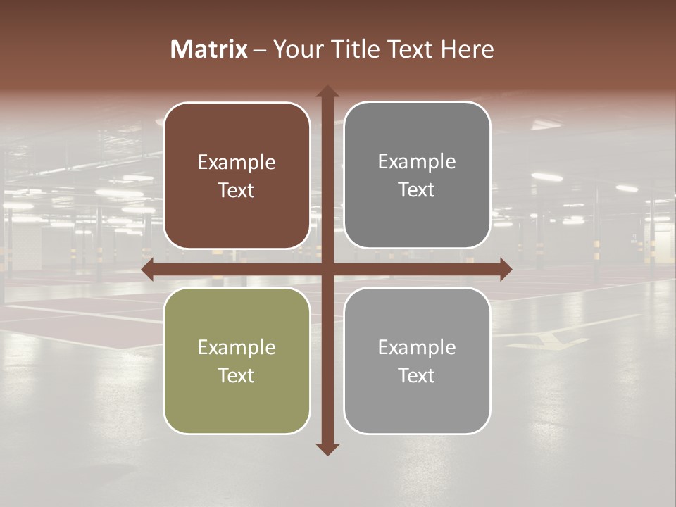 Lights Column Pillar PowerPoint Template