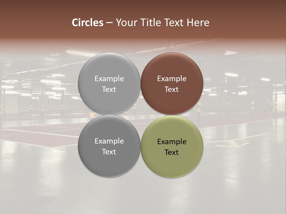 Lights Column Pillar PowerPoint Template