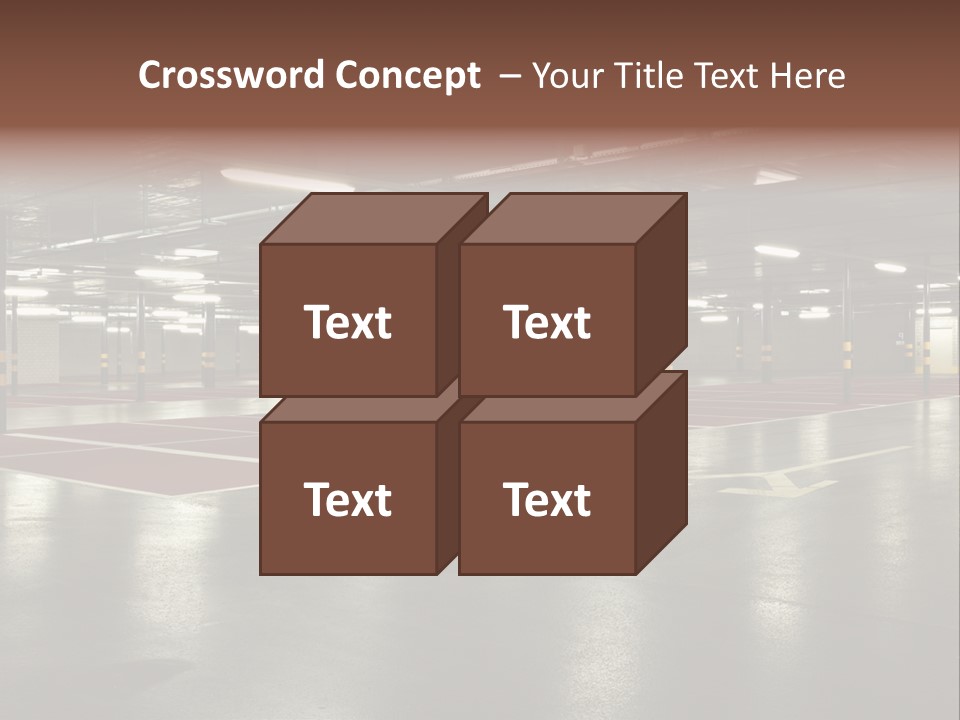 Lights Column Pillar PowerPoint Template