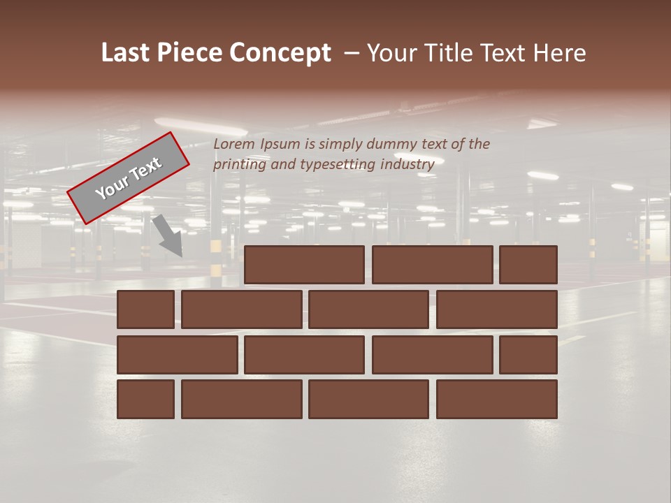 Lights Column Pillar PowerPoint Template