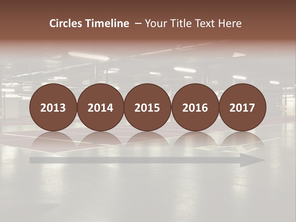 Lights Column Pillar PowerPoint Template