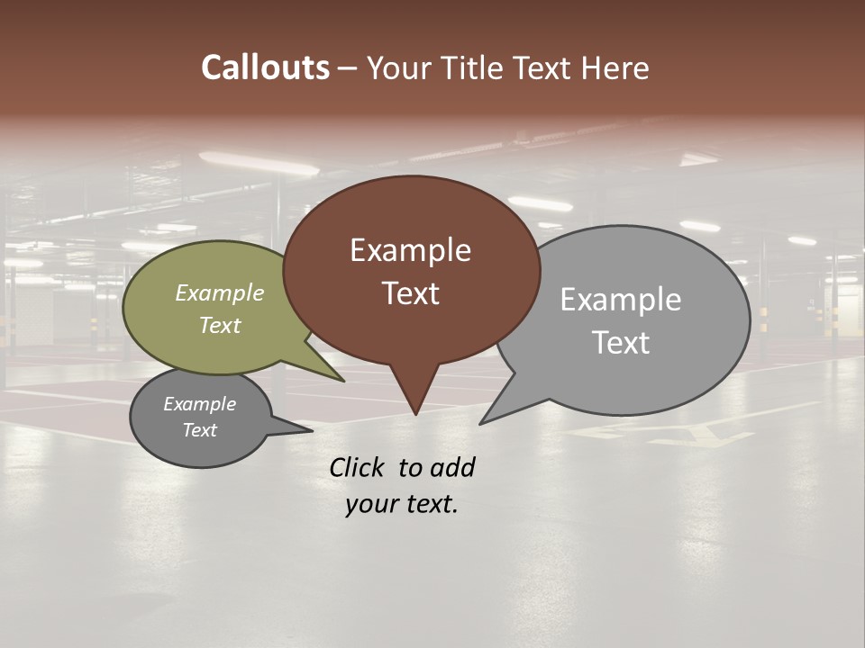 Lights Column Pillar PowerPoint Template