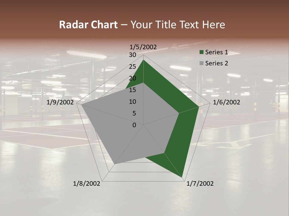 Lights Column Pillar PowerPoint Template