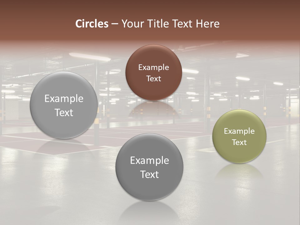 Lights Column Pillar PowerPoint Template