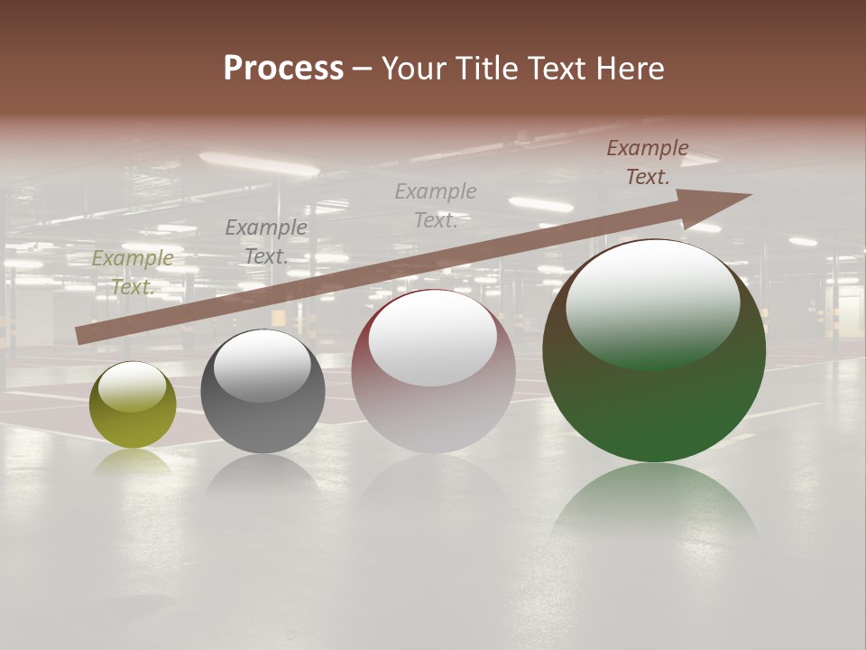 Lights Column Pillar PowerPoint Template