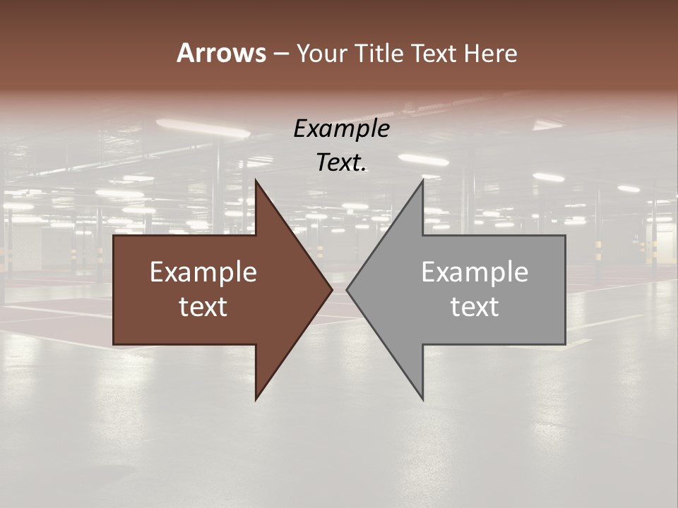 Lights Column Pillar PowerPoint Template