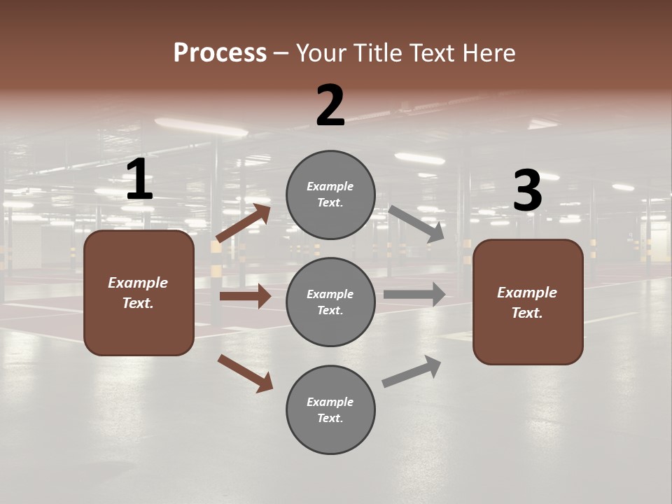 Lights Column Pillar PowerPoint Template