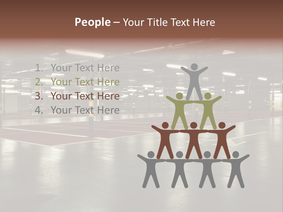 Lights Column Pillar PowerPoint Template