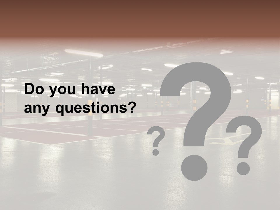 Lights Column Pillar PowerPoint Template