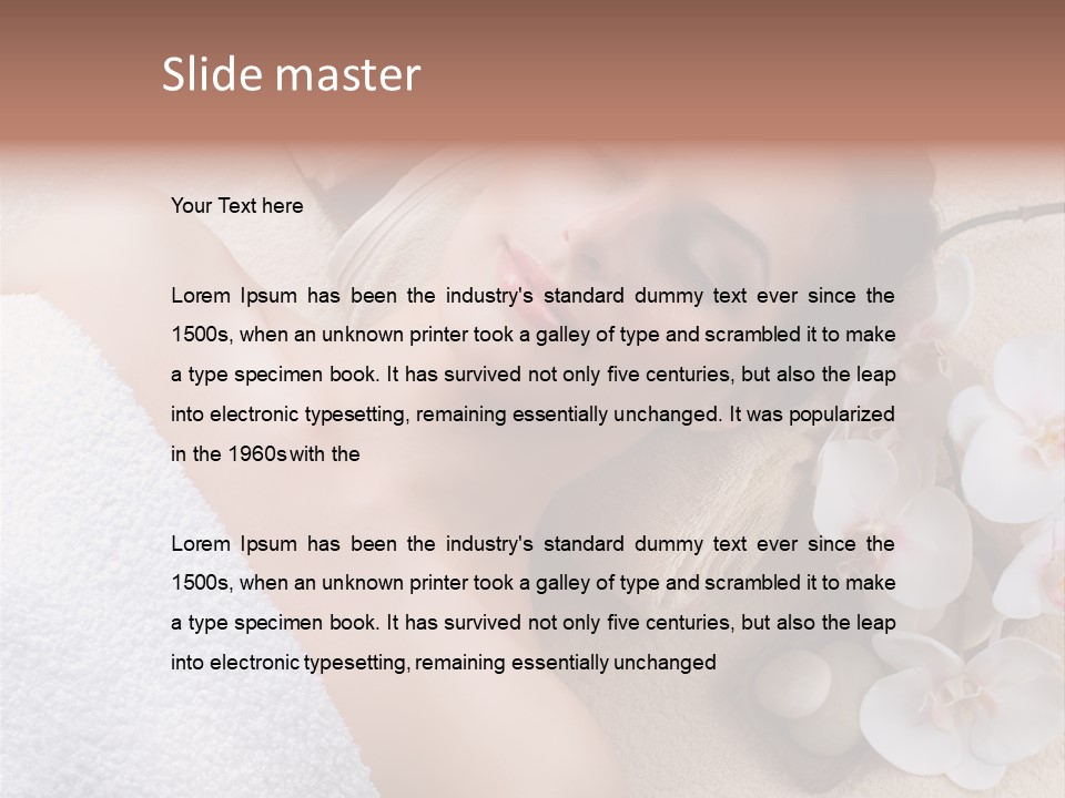 Salon Treatment Pamper PowerPoint Template