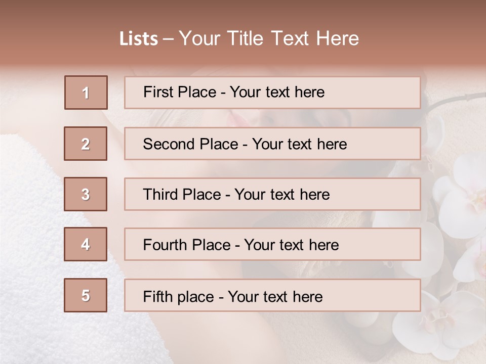 Salon Treatment Pamper PowerPoint Template