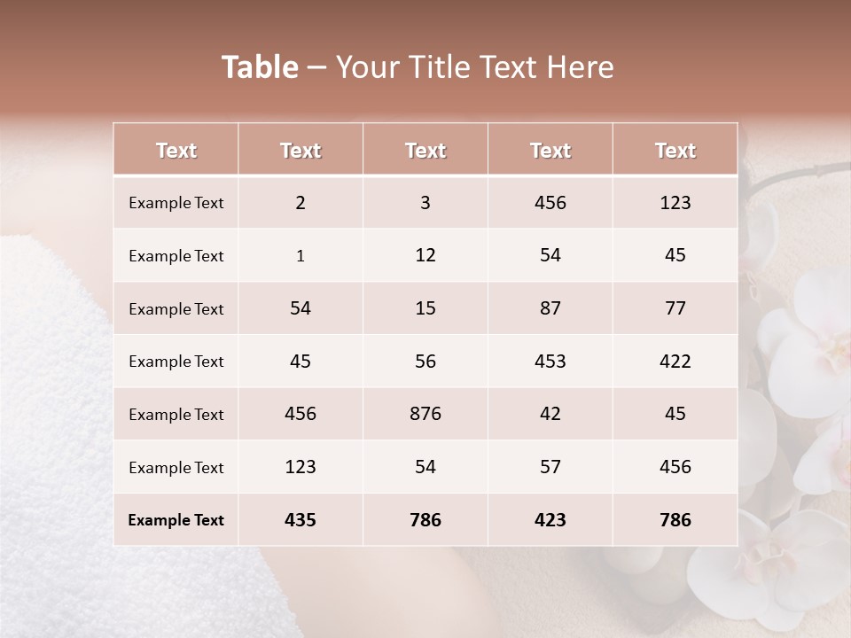 Salon Treatment Pamper PowerPoint Template