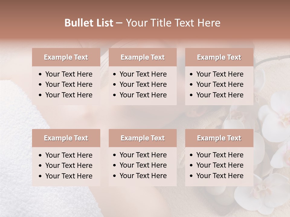 Salon Treatment Pamper PowerPoint Template