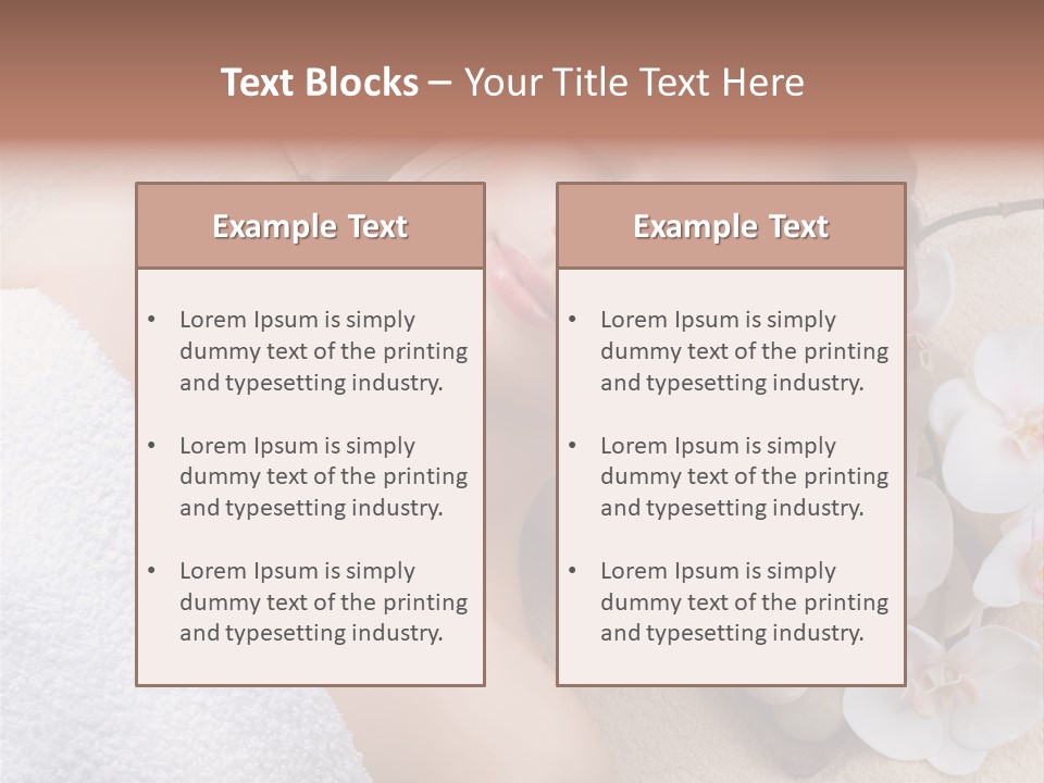 Salon Treatment Pamper PowerPoint Template