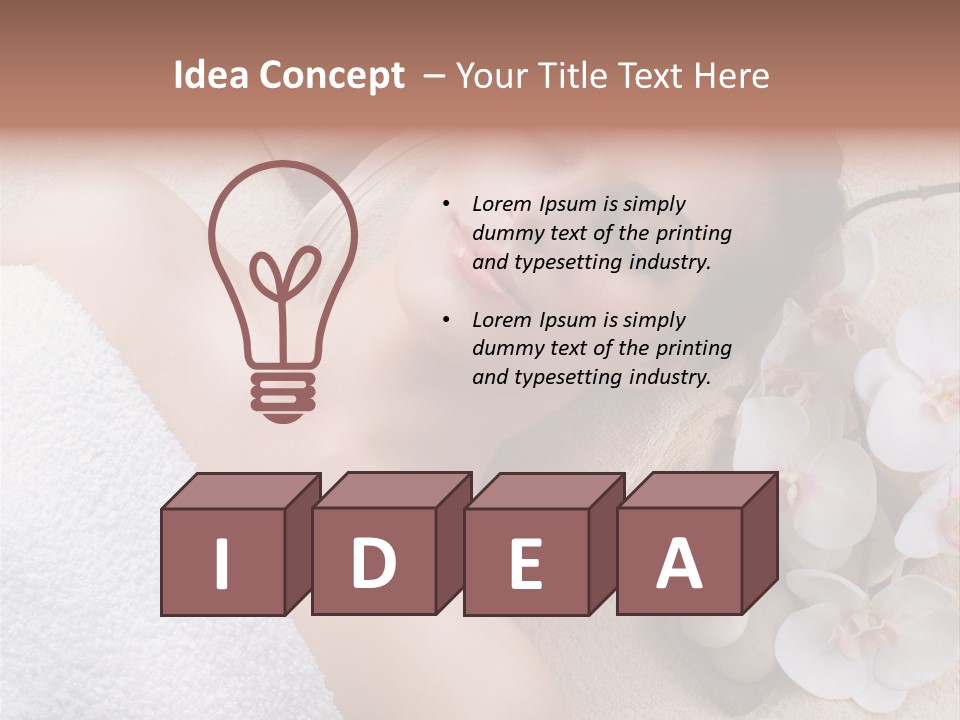 Salon Treatment Pamper PowerPoint Template