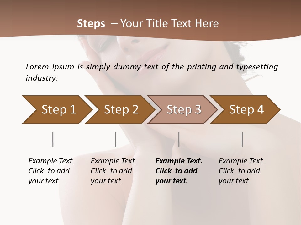 Emotions Cream Touch PowerPoint Template