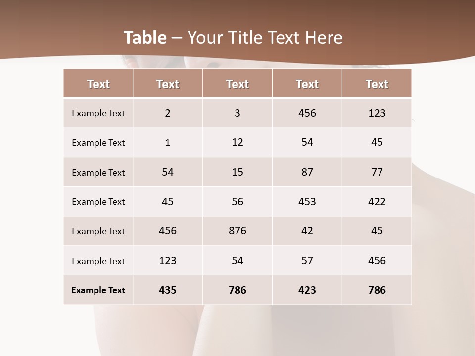 Emotions Cream Touch PowerPoint Template